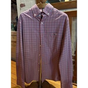 Vineyard Vines Men's Pink Dress Shirt XS